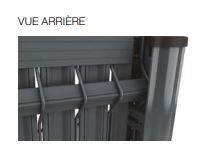 Zekit - occultant pour grillage Clotex - rigide, universel, dimensions 2,00 m & 2,50 m_3