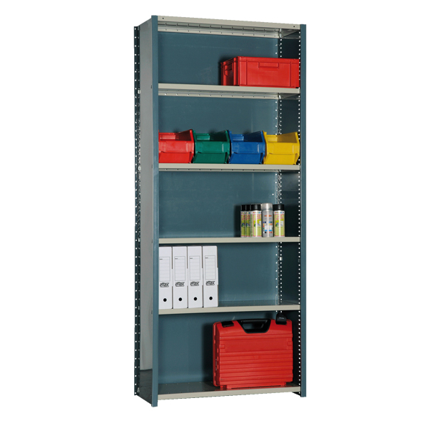 Rayonnage avec parois et de tablettes pleines métalliques  pour l'industrie et le tertiaire - PROFILTOL_3