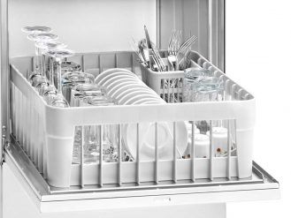 BE40 - Lave-verre Elframo - Dimensions compactes 468x510x714 mm - Acier inox AISI 304_3