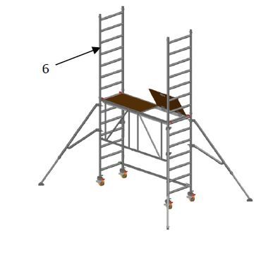 Échafaudage roulant nova - fortal sa - charge d’exploitation 200 kg/m²_3