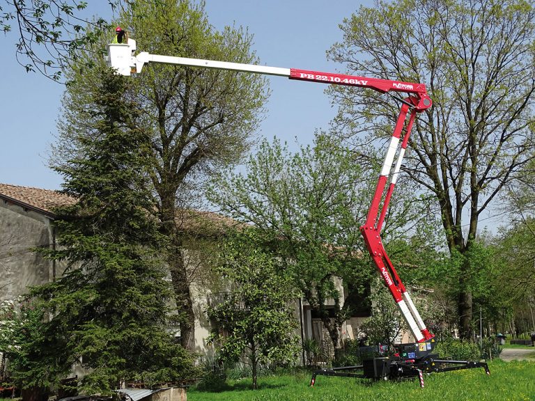 Nacelle araignée sur chenille - Spider 22.10.46 kV - Hauteur de travail 21,80m - Adaptée aux lignes électriques sous tension_3