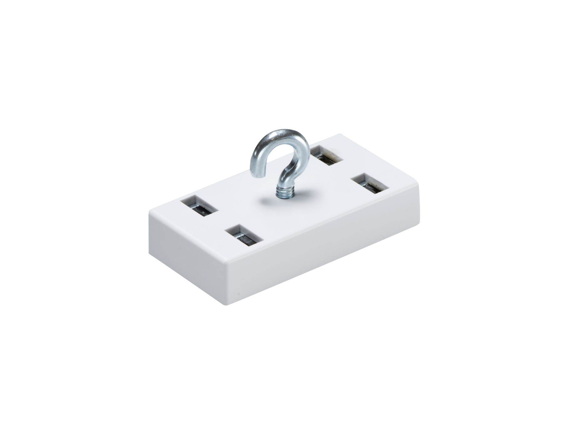 Pot magnétique avec crochet - Accessoire pour PLV - Rond ou rectangulaire - Agencement de magasin_3