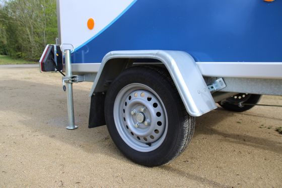 Remorque réfrigérée pour chargement de 2 palettes EUR