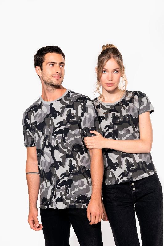 T-shirt camo manches courtes homme - 100% coton - Réf: K3030 - Kariban_3