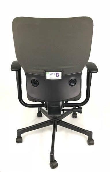 Fauteuil ergonomique Steelcase Let's B Noir d'occasion - réglages intuitifs, design moderne et durable_3