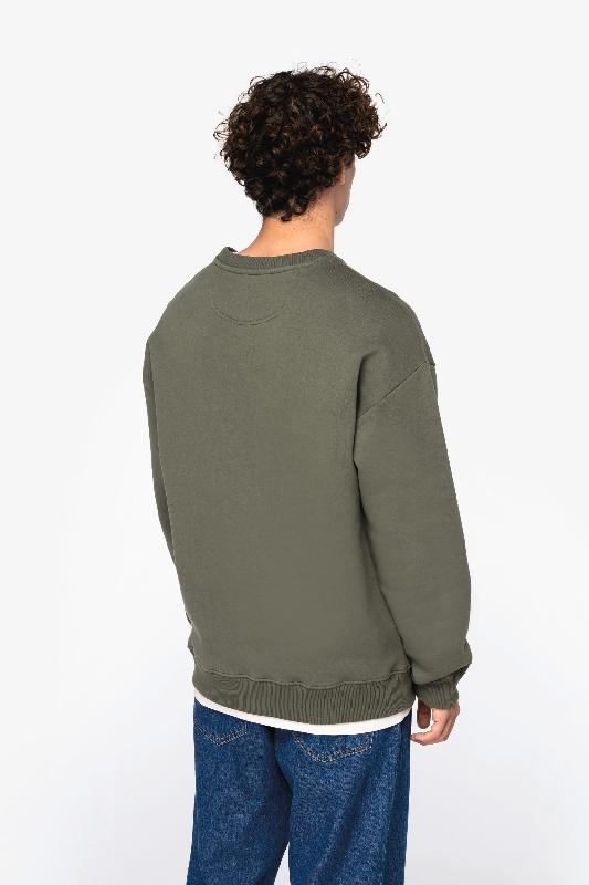 Sweat-shirt écoresponsable à col rond oversize unisexe -  Réf: NS440_3