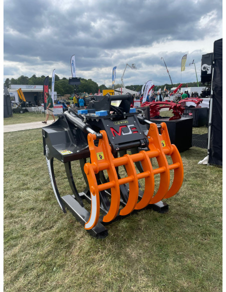 Grappin - râteau scorpion MDE pour la manutention d'arbres, de roches et nettoyage de terrain_3