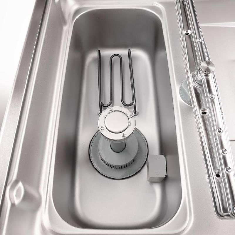 Lave-vaisselle à capot digital avec casier 50 x 50 et pompe de rinçage intégrée | Stalgast - 803036_3