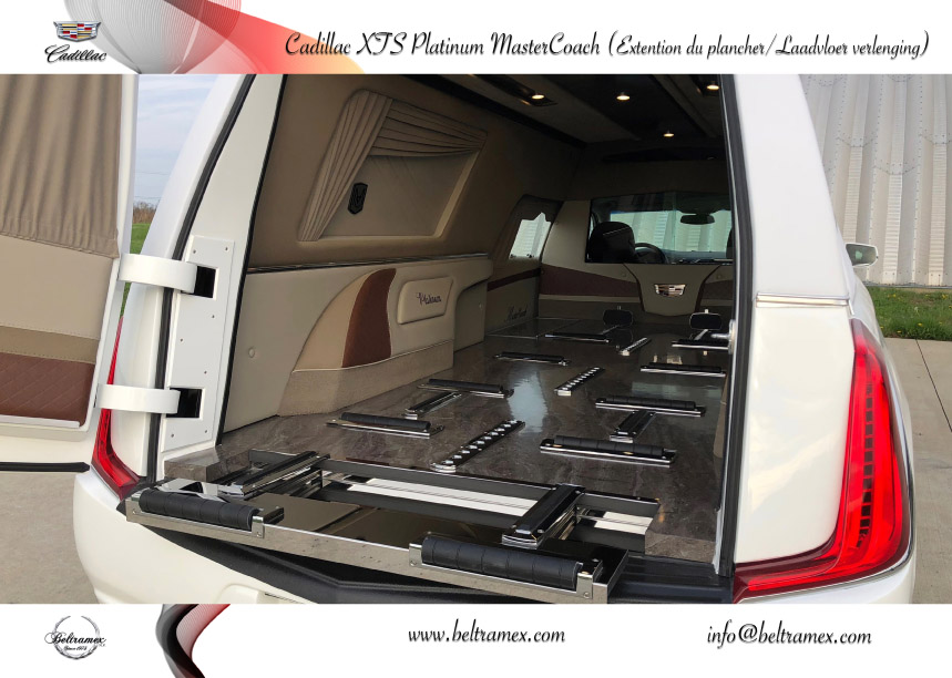 Véhicule funéraire Cadillac XTS adapté aux cérémonies funéraires