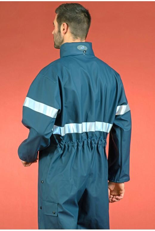 Combinaison de pluie multirisques ATEX - Réf. Copfra* - Polyester enduit PVC ignifugé, bandes rétroréfléchissantes_3