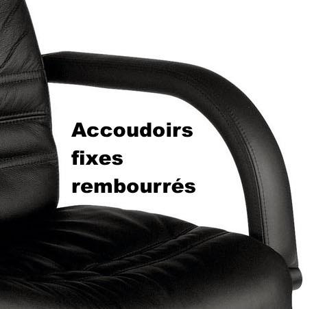 Fauteuil de Direction en cuir RAY - Sitek - cuir noir_3