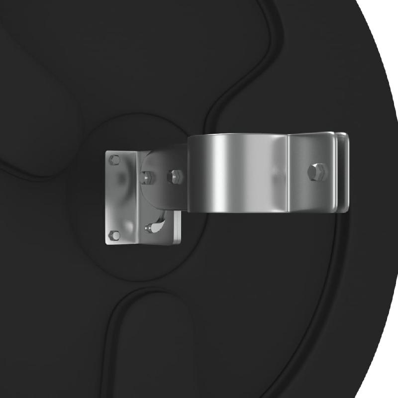 Vidaxl miroir de traffic convexe d'extérieur noir ø60 cm polycarbonate 153080_3