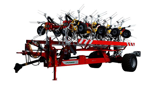 Faneuse Hit T avec technique intelligente pour un transport facilité