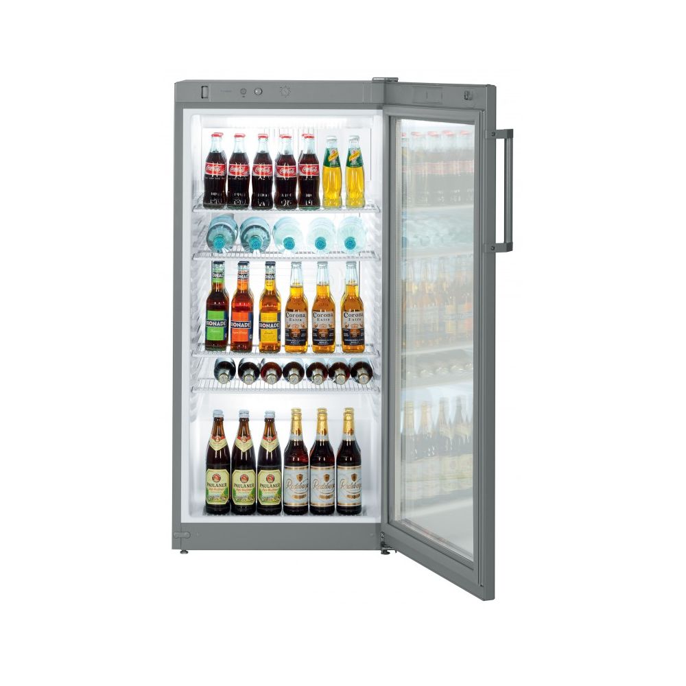 Réfrigérateur 250 litres inox porte vitrée - liebherr_0
