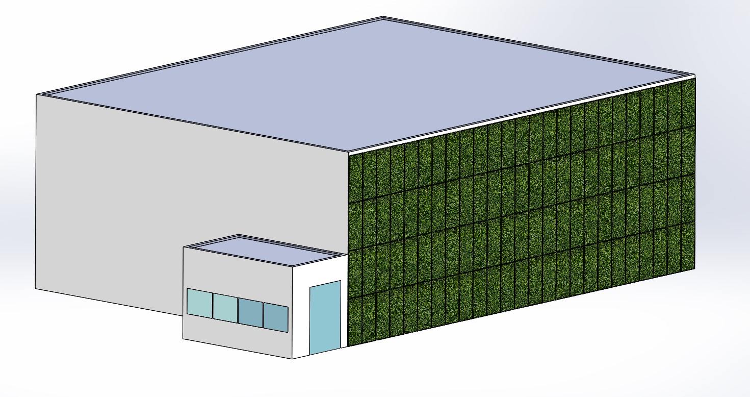 Treillis de végétalisation - structures métalliques pour bâtiments industriels et entrepôts logistiques_3