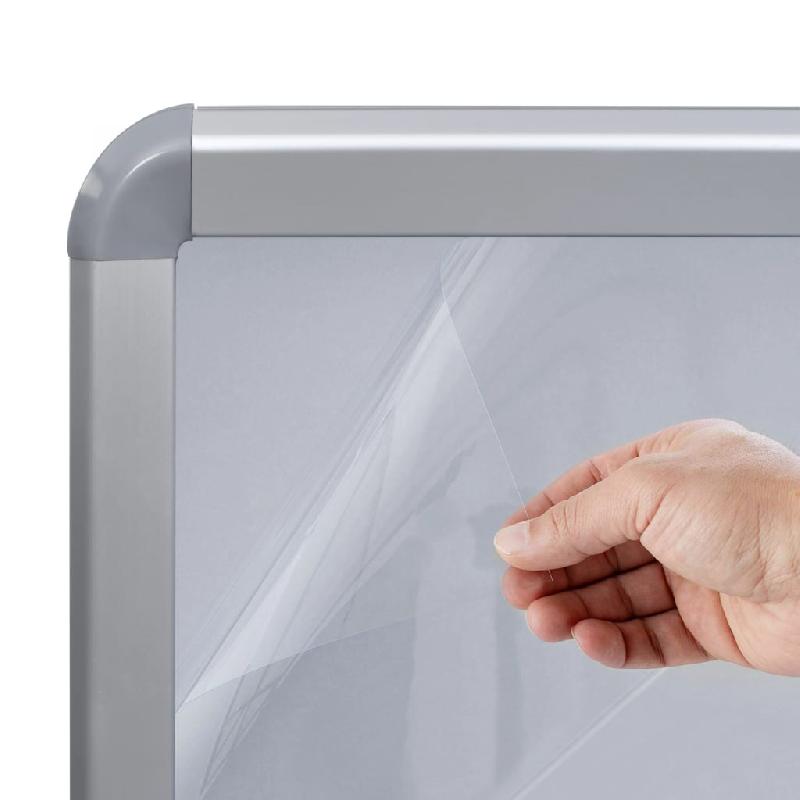 Vidaxl support d'affiche a1 à base d'eau gris alliage d'aluminium 51204_3