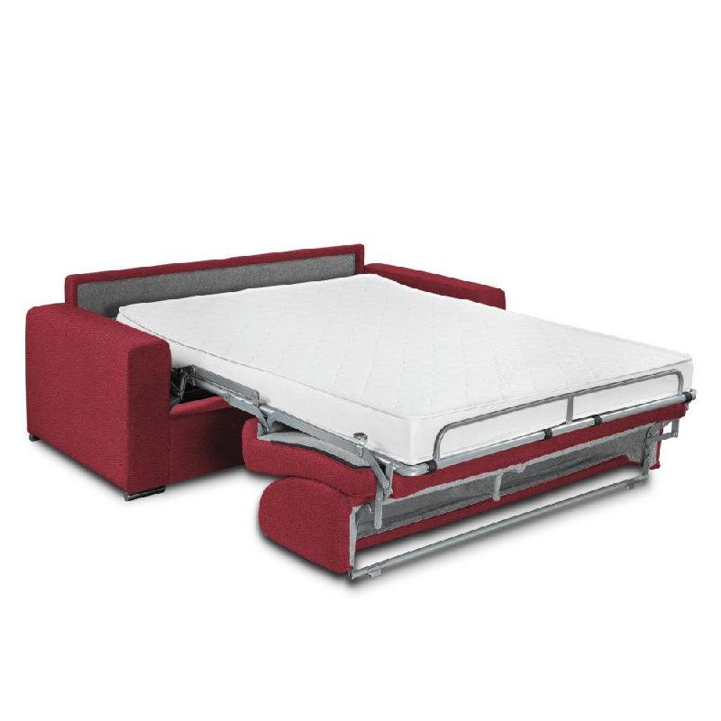 Canapé convertible express Dreamer 3 places - Matelas 16 cm polyuréthane - 140 x 197 cm - Rouge_3