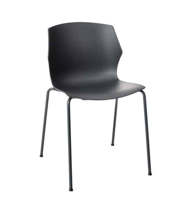 Chaise empilable - monocoque en polypropylène - 5 couleurs - piètement luge ou 4 pieds avec options_3