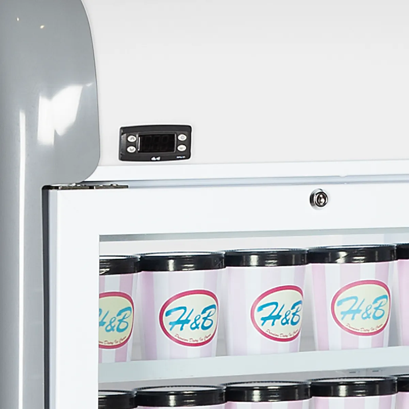 Congélateur armoire de supermarché MTF Mini blanc TEFCOLD_3