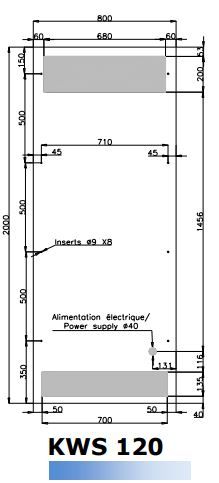 Échangeur Air Eau personnalisable pour armoire électrique industrielle Maintenance réduite RFO KWS_3