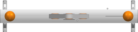 Barres de toit assemblées : Ak5 + feux tournants - aluminium anodisé avec gyrophares et triangle à LED_3