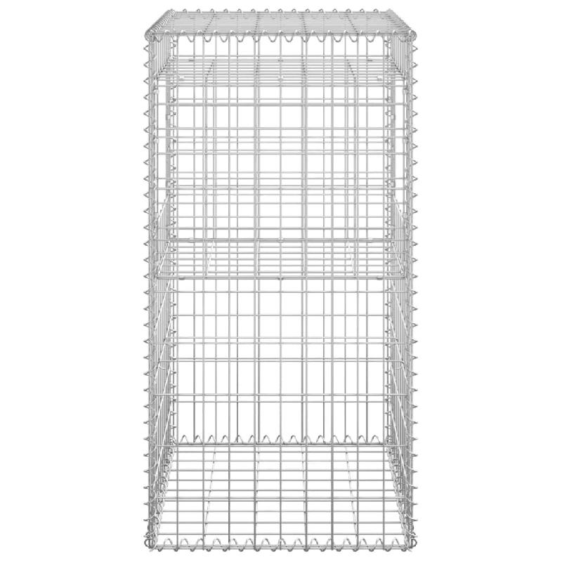 Vidaxl poteaux à panier de gabion 2 pcs 50x50x100 cm fer 151269_3