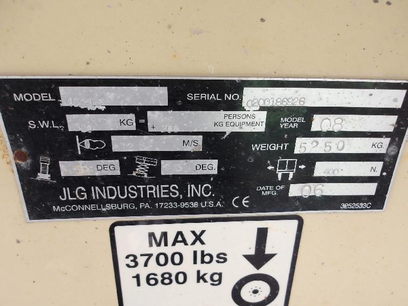 Nacelle ciseaux JLG 4069le occasion_3