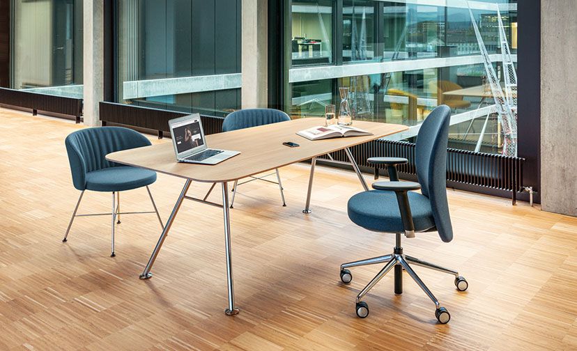 Marva - Chaise de bureau ergonomique - Siège pivotant Girsberger France - Design Mathias Seiler_3