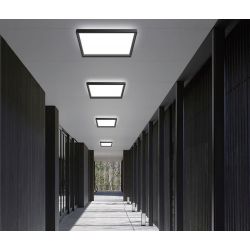 Plafonnier LED carré épuré et design - DONEA IN SQUARE 435x435 - personnalisable et performant_3