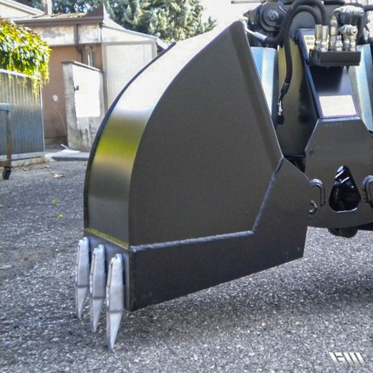 Benne preneuse Série GMVT2 - double vérins verticaux - pour sols durs et abrasifs - GENERAL TP_3