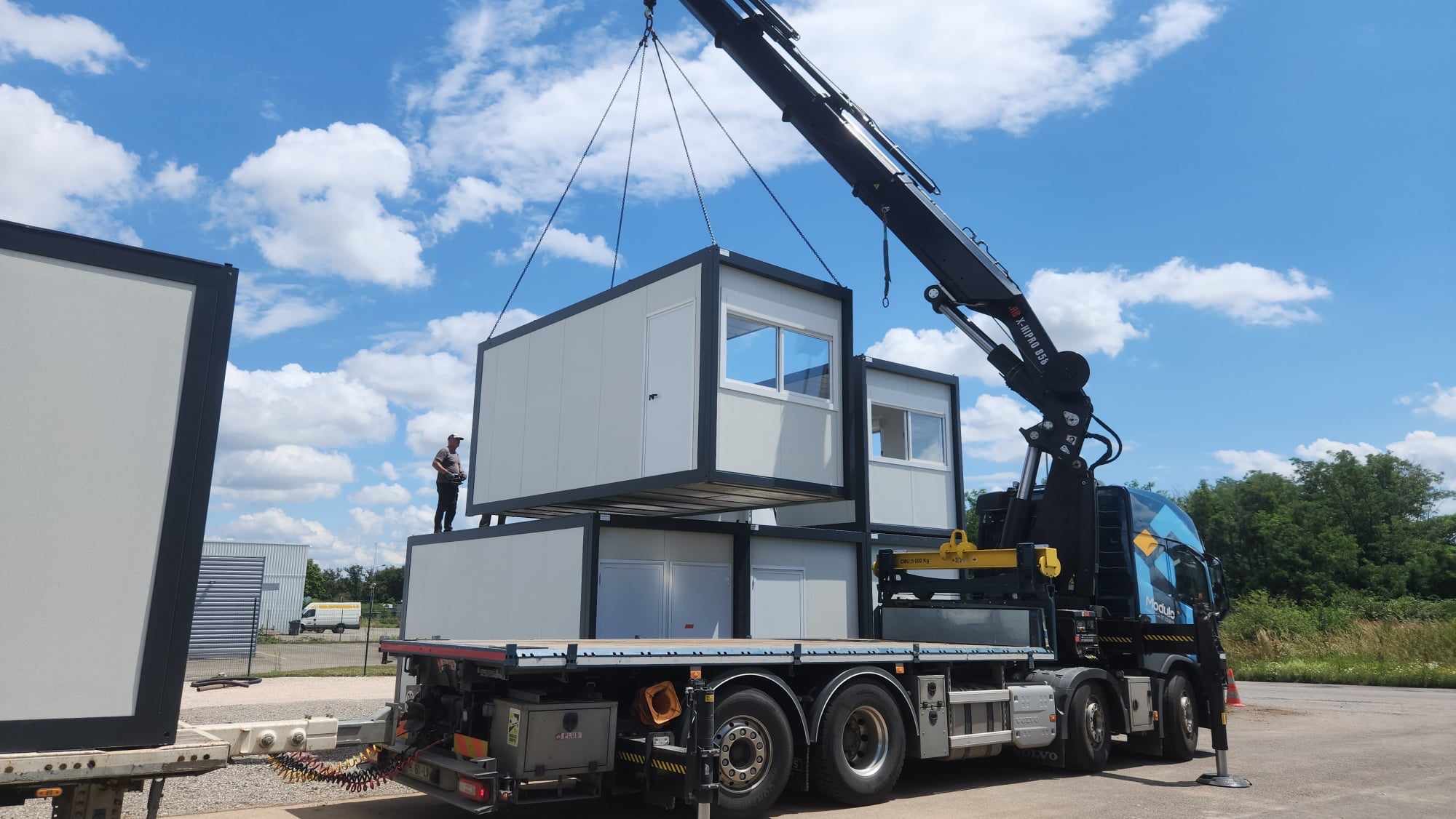 Bungalow de chantier  juxtaposable et  superposable - disponible en vente et en location - MODULO SOLUTIONS_3