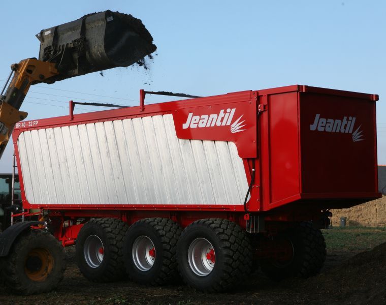 Benne Jeantil Br fp avec fond en Hardox 450 durable