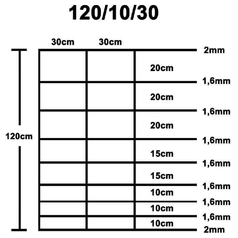 Vidaxl clôture de jardin acier galvanisé 50x1,2 m argenté 149486_3