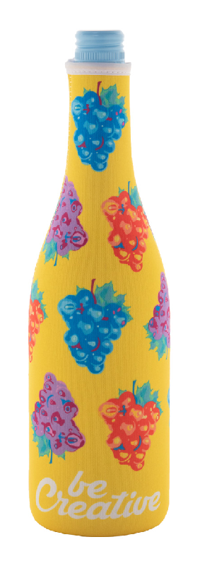 Housse isotherme en néoprène zippée pour bouteilles de vin ou champagne - impression sublimation - 50 pièces minimum_3