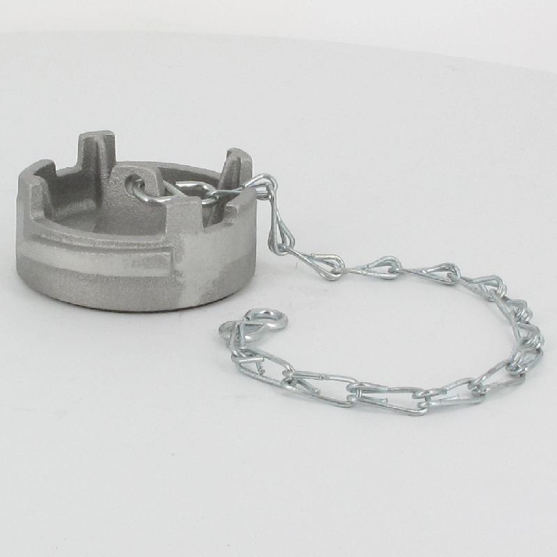 Bouchon sans verrou + chainette Ø 50 mm - Alu_3