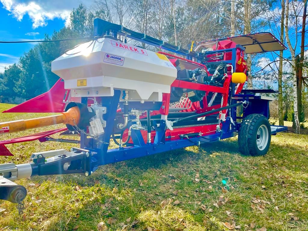 Récolteuse performante pour jeunes arbustes bas