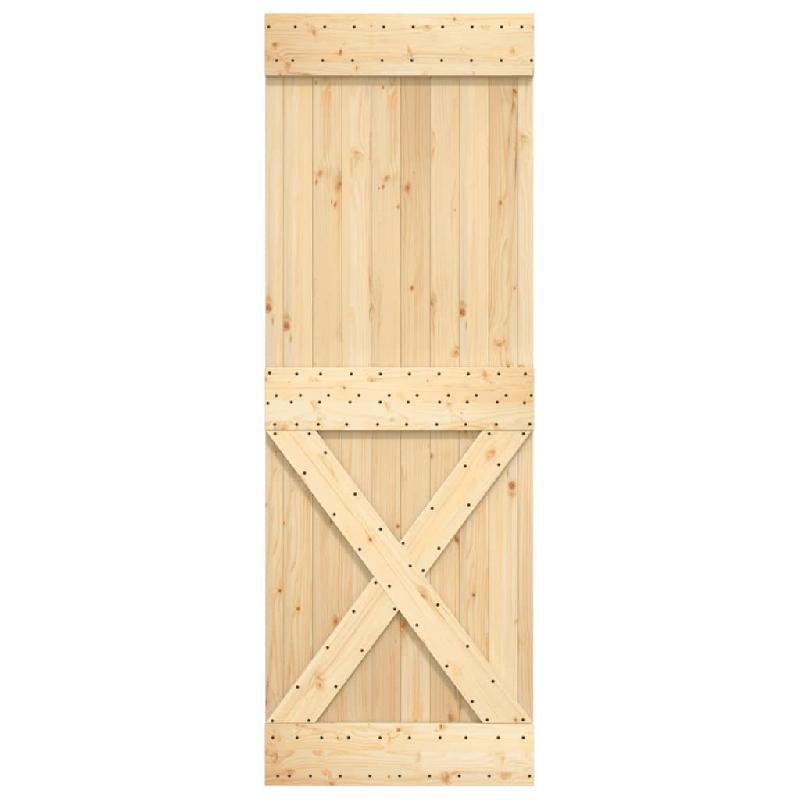 Vidaxl porte narvik 80x210 cm bois massif de pin 154443_3