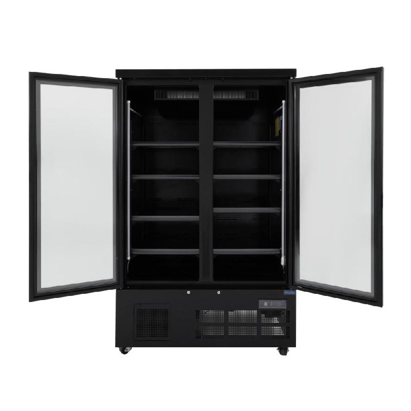 Armoire réfrigérée positive vitrée - 2 portes - Série G - 744L - Polar - GP485_3