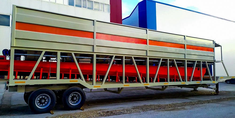 Centrale à béton mobile 120 m³ - Mélangeur double arbre, silo 100 tonnes et installation gratuite_3