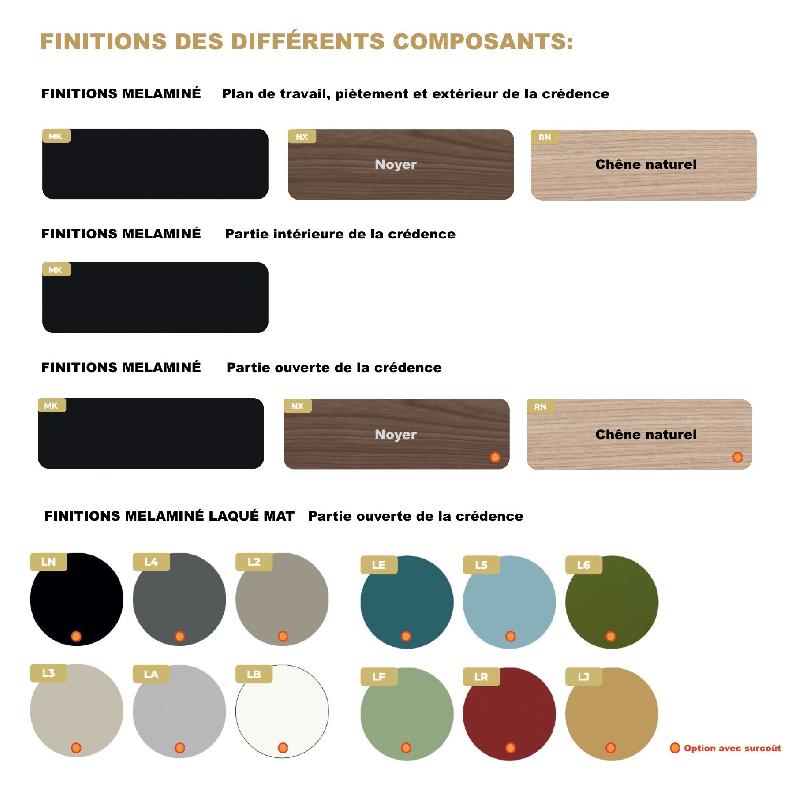 Bureau de manager Sile avec meuble intégré - Bralco - Non, 208, Noyer, Oui, Droite_3