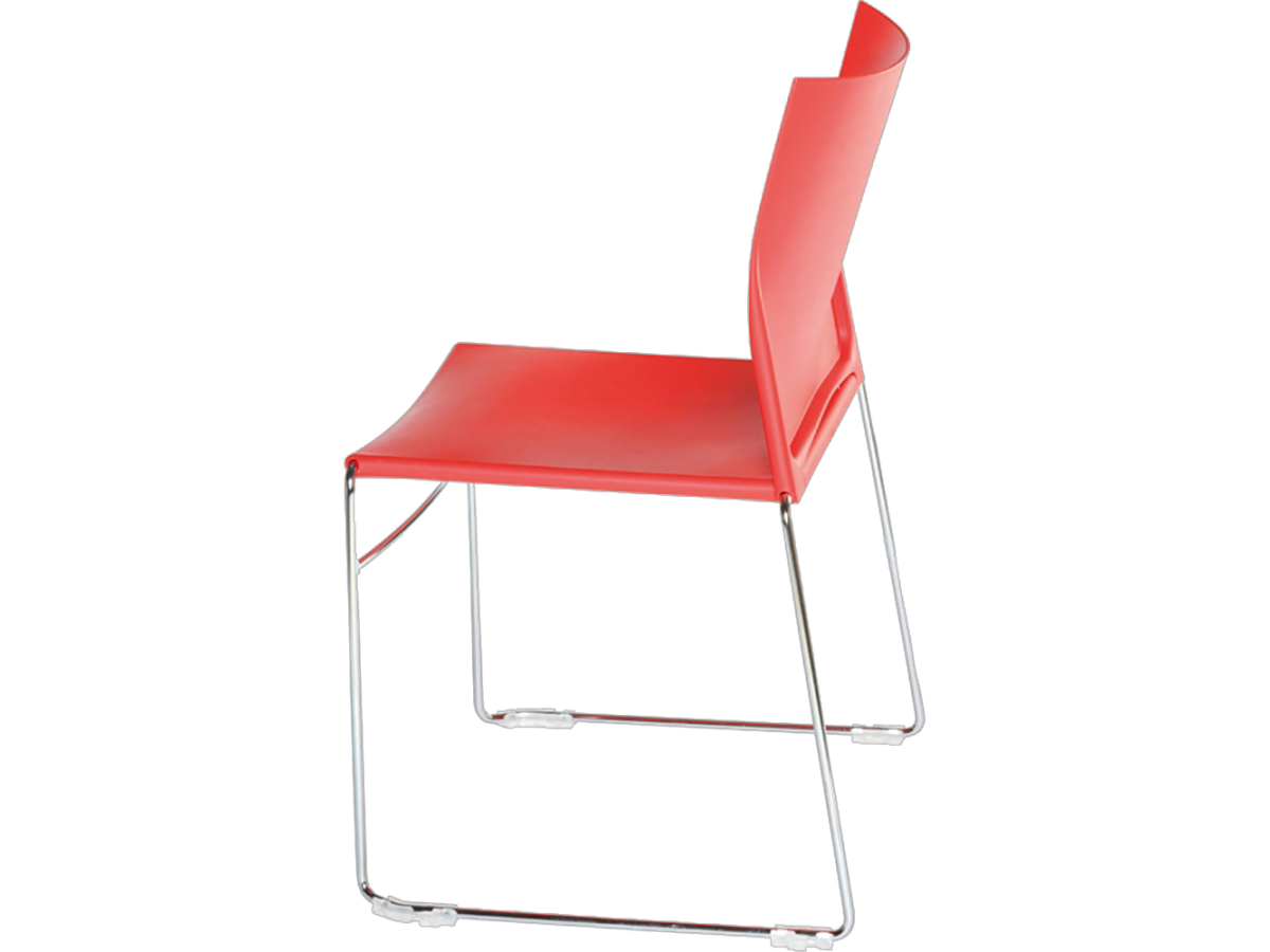 Chaise polyvalente LINO - tout confort, empilable et accrochable, design moderne et options personnalisables_3