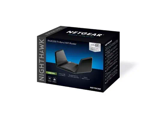NETGEAR Nighthawk RAXE300 routeur sans fil Gigabit Ethernet Tri-bande (2,4 GHz / 5 GHz / 5 GHz) Noir_3