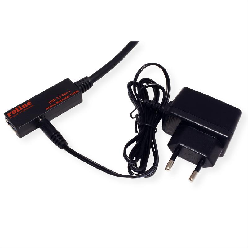 ROLINE Câble prolongateur actif USB 3.2 Gen 1, noir, 20 m_3