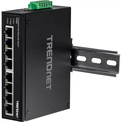 Trendnet TI-E80 commutateur réseau Non-géré Fast Ethernet (10/100) Noir_3