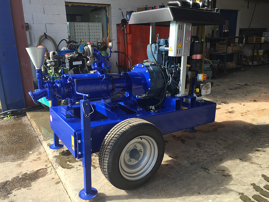 Groupe motopompe agricole conçu pour irrigation et maraîchage