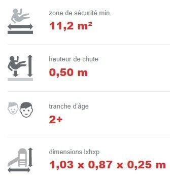 Jeu à ressort mouton - Monoplace motif animalier - Référence BT15113 - Conforme EN1176_3