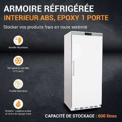 Armoire congélateur laquée blanc 600 litres | L2g - AW-RN600_3