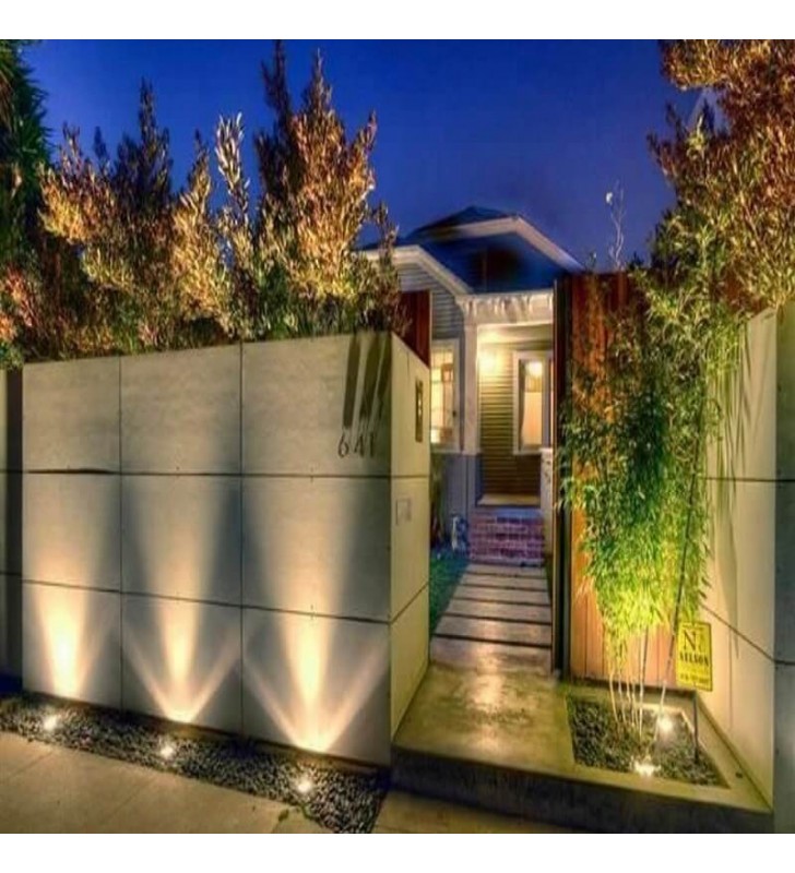 Boîtier encastrable sol IP65 pour GU10 - Réf ENCAINOC - acier laqué gris, idéal jardins et extérieurs_3