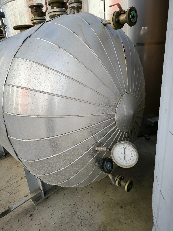 Cuve en acier inoxydable 316 de 4500 litres avec échangeur de chaleur et échangeur de chaleur - référence : c13479_3