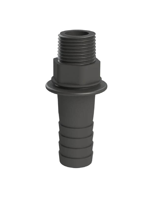 Raccord annelé - Droit - M 3/4